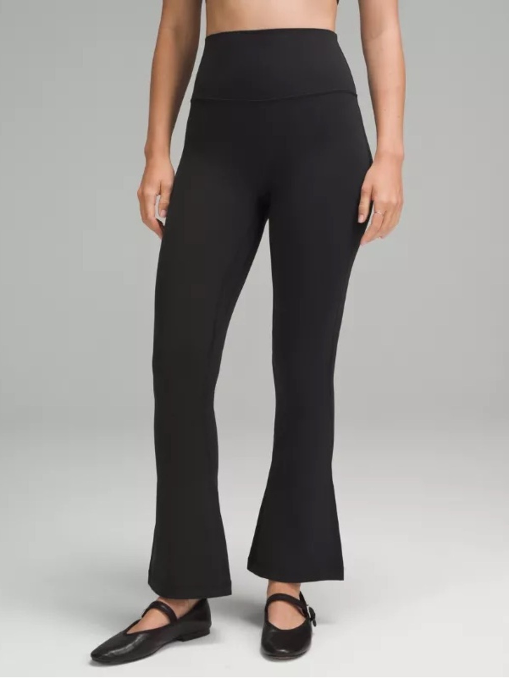 Lululemon align high waisted mini flared pants EXTRA SHORT in black